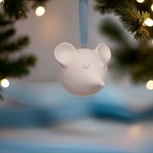 Jonathan Adler White Mouse Ornament